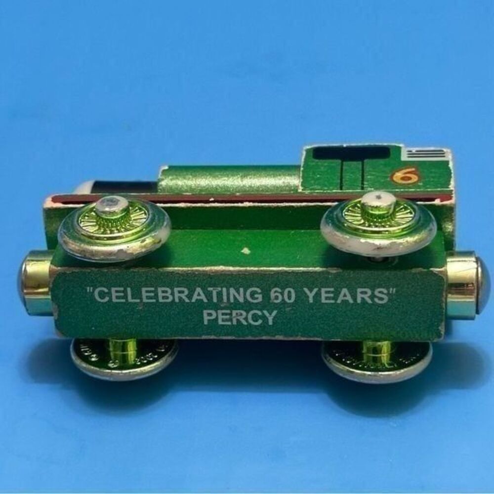 Thomas & Friends Wooden Railway Percy Metallic Train - Picture 3 of 6